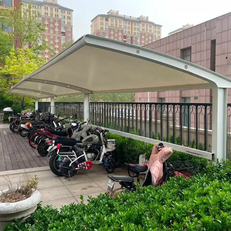 襄城县膜结构电动车棚